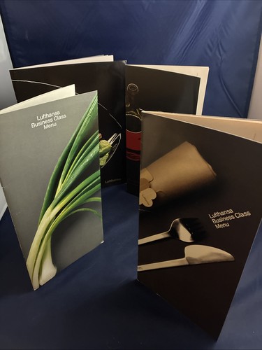 Lufthansa business class menus - lufthansa,